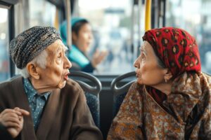 Elderly Couple Refuses To Leave Reserved Seats For Children, Mother Loses Her Cool