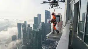 In China, skyscrapers are now so tall that a new job has emerged to deliver meals to the top floors